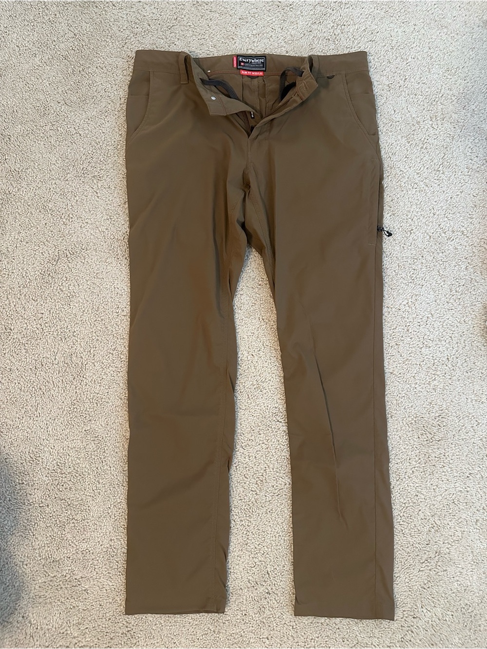 686 Featherlight Chino Shorts Dark Khaki
